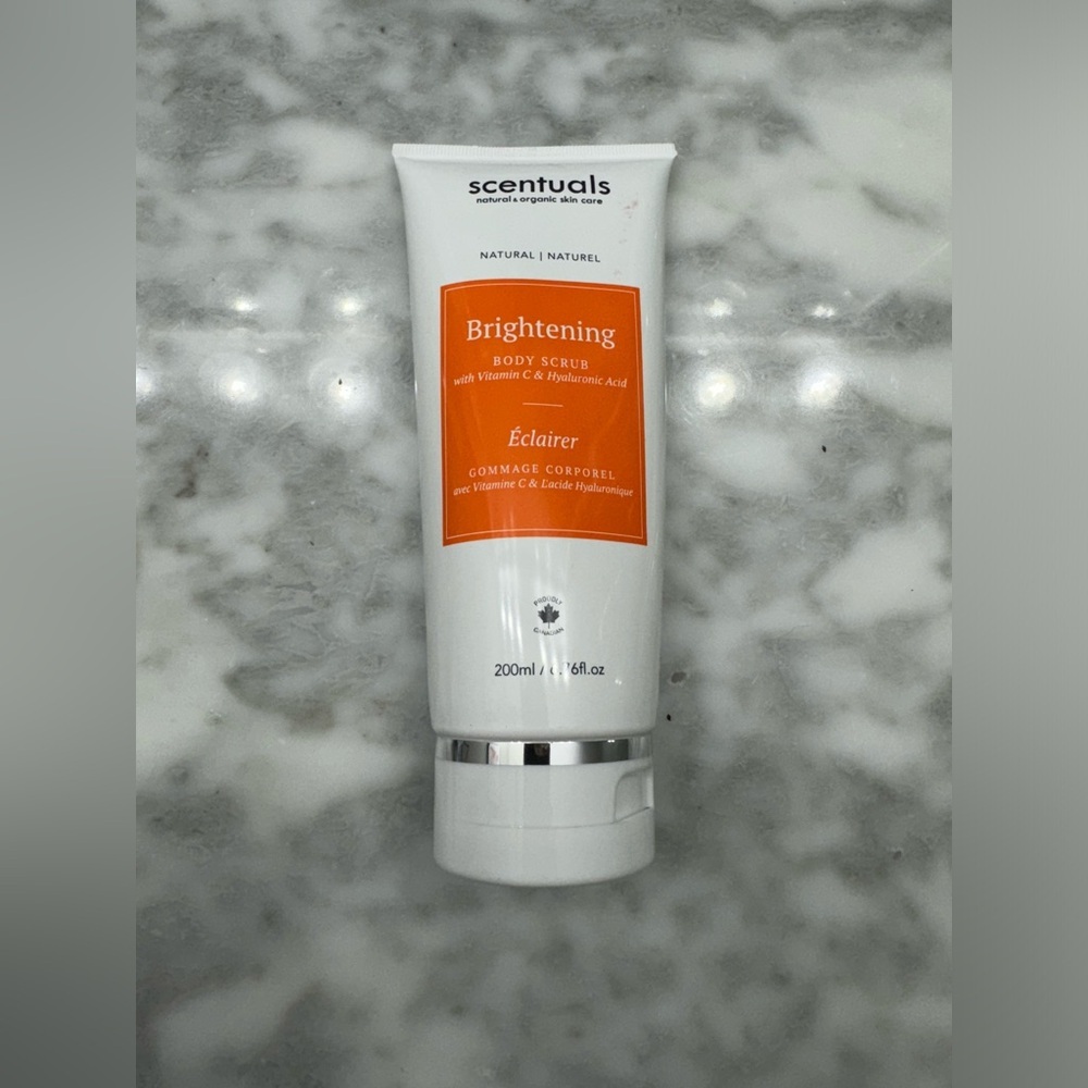 NWT Scentuals Brightening Body Scrub Vitamin C & Hyaluranic Acid 200ml/6.76fl oz - Picture 3 of 7